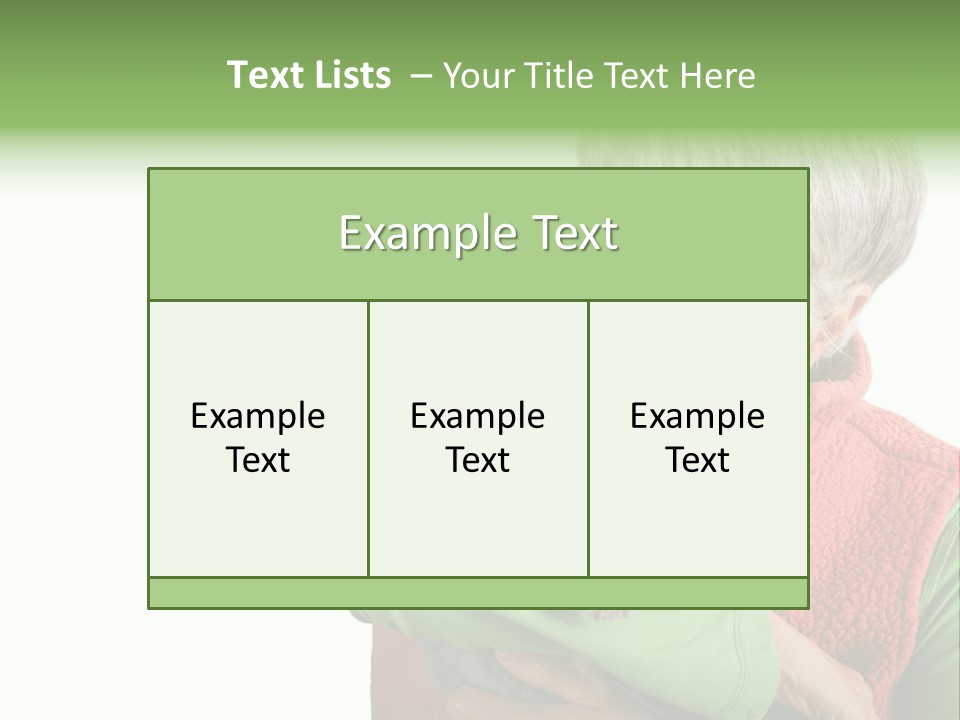 Lady Foot Background PowerPoint Template