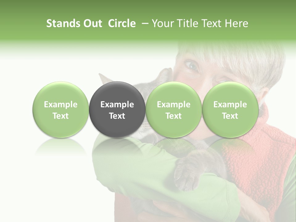 Lady Foot Background PowerPoint Template