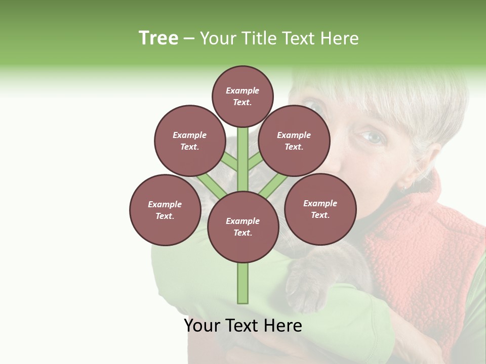 Lady Foot Background PowerPoint Template