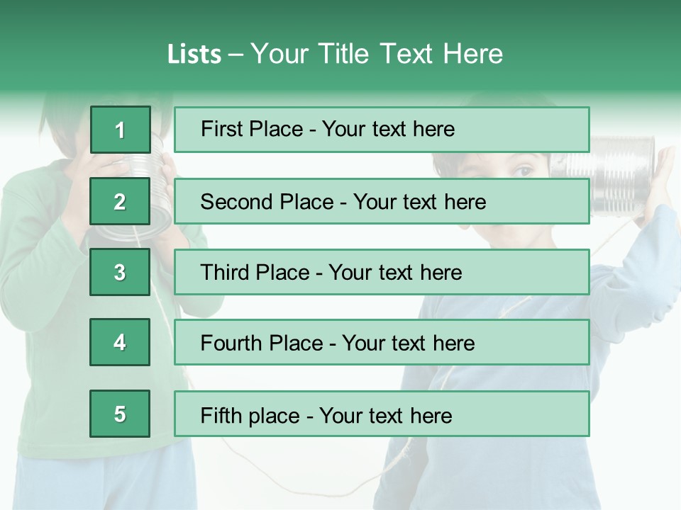 Technology Leisure Portrait PowerPoint Template