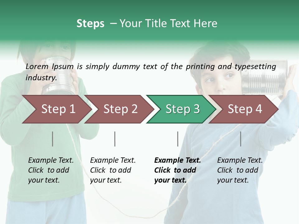 Technology Leisure Portrait PowerPoint Template
