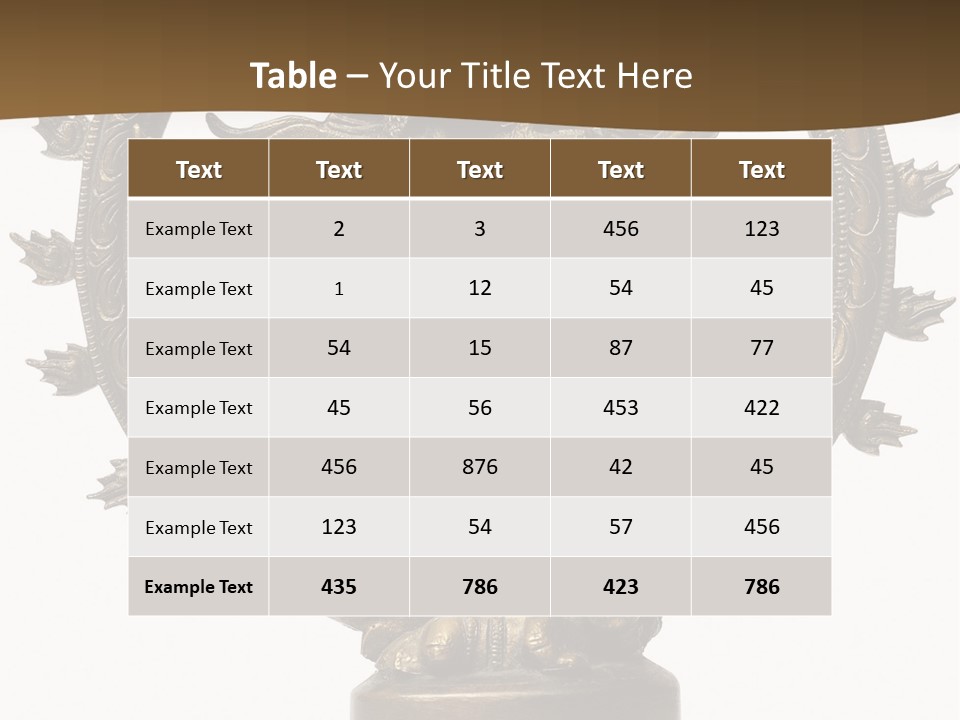 Audience Room Vacancies PowerPoint Template