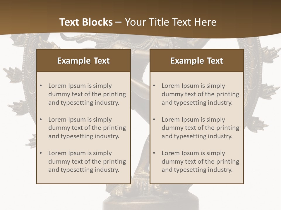 Audience Room Vacancies PowerPoint Template