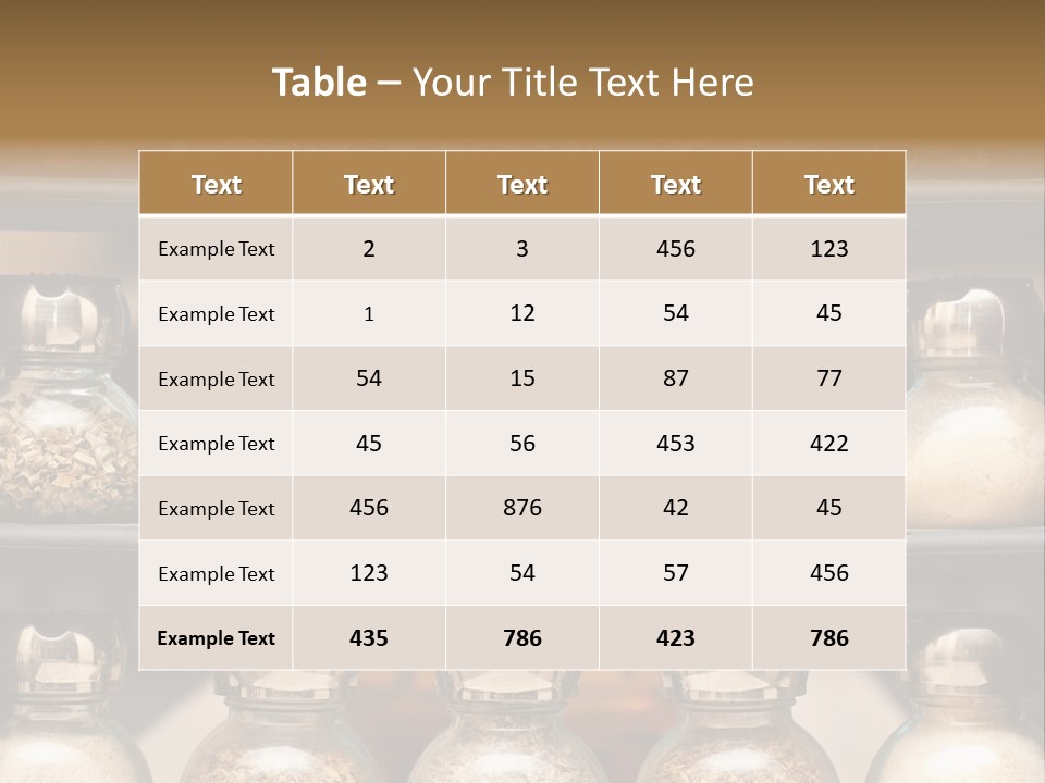 Dill Mixture Home PowerPoint Template