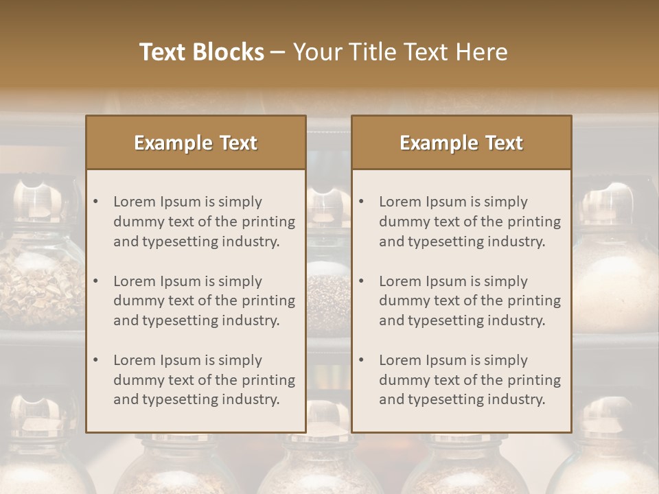 Dill Mixture Home PowerPoint Template