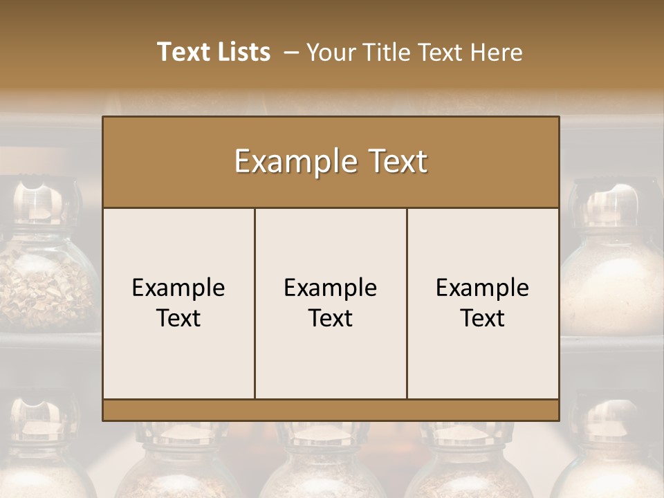 Dill Mixture Home PowerPoint Template