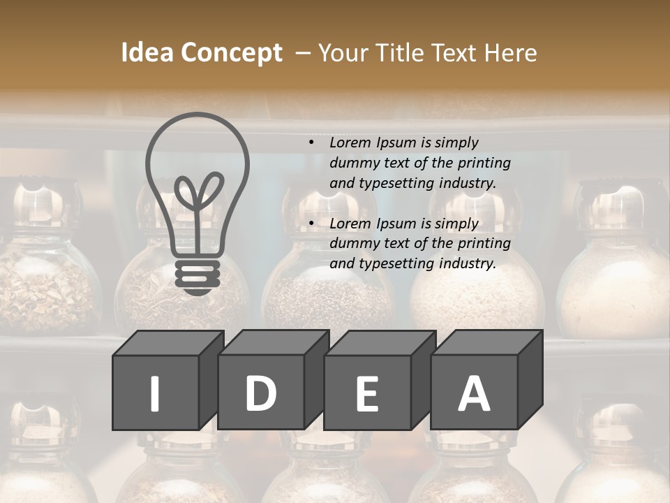 Dill Mixture Home PowerPoint Template