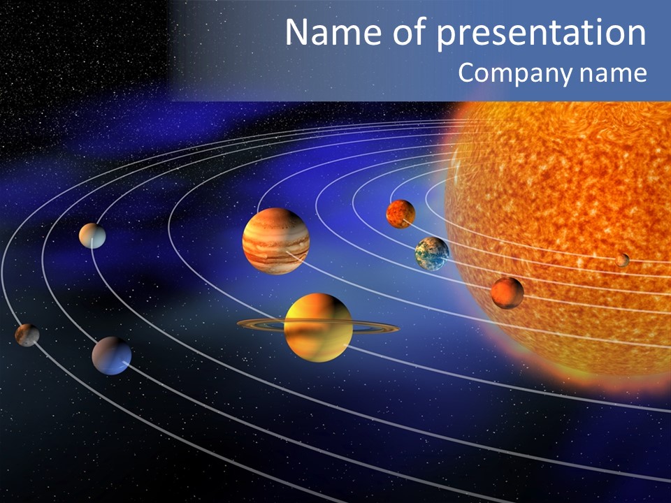 Solar Design Mars PowerPoint Template