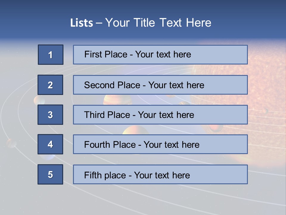 Solar Design Mars PowerPoint Template