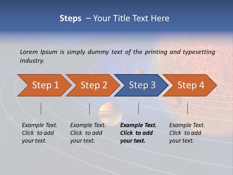 Solar Design Mars PowerPoint Template