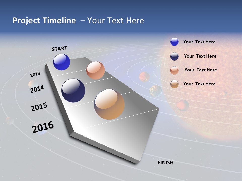 Solar Design Mars PowerPoint Template