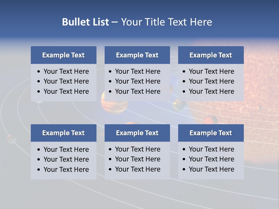 Solar Design Mars PowerPoint Template