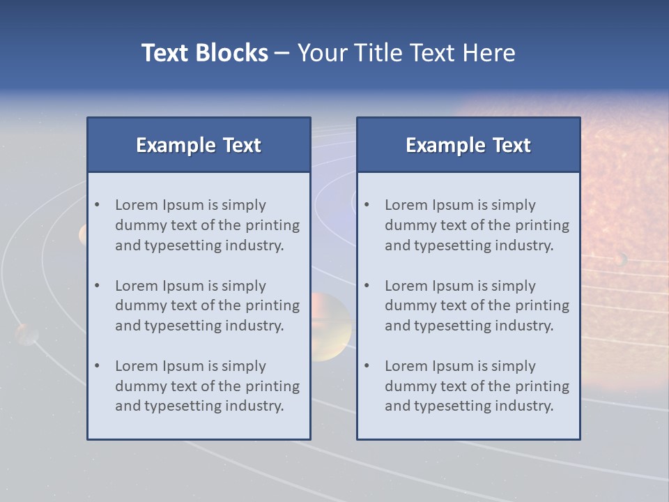 Solar Design Mars PowerPoint Template