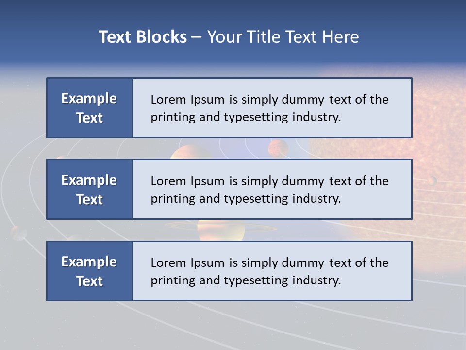 Solar Design Mars PowerPoint Template