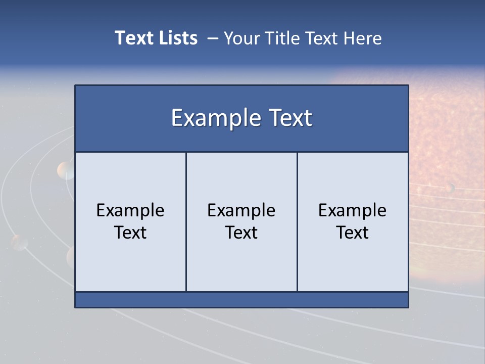 Solar Design Mars PowerPoint Template