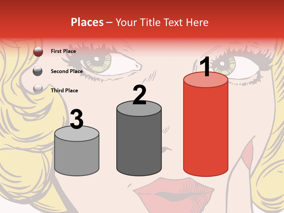 Hair Face Artistic PowerPoint Template