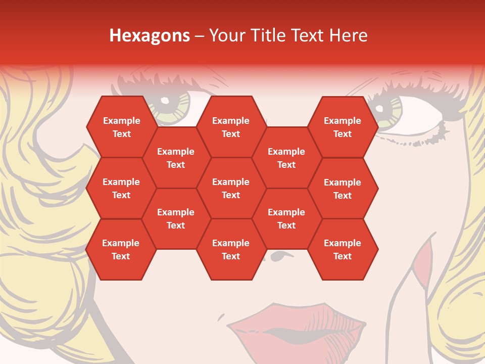 Hair Face Artistic PowerPoint Template