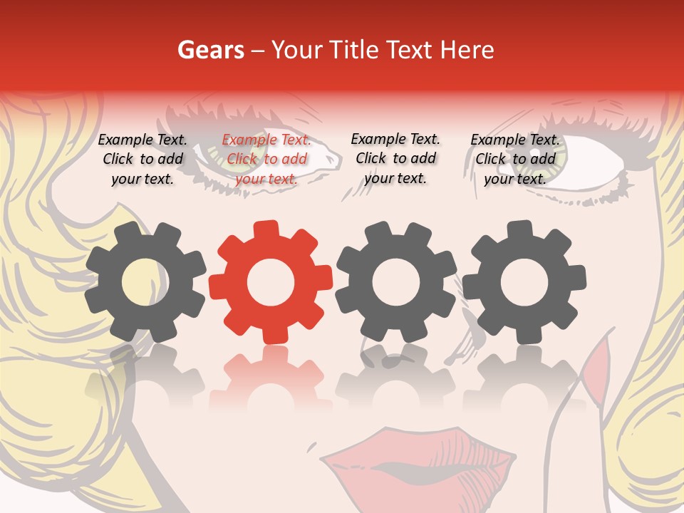 Hair Face Artistic PowerPoint Template