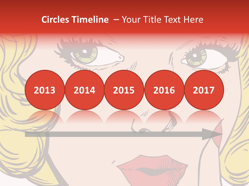 Hair Face Artistic PowerPoint Template