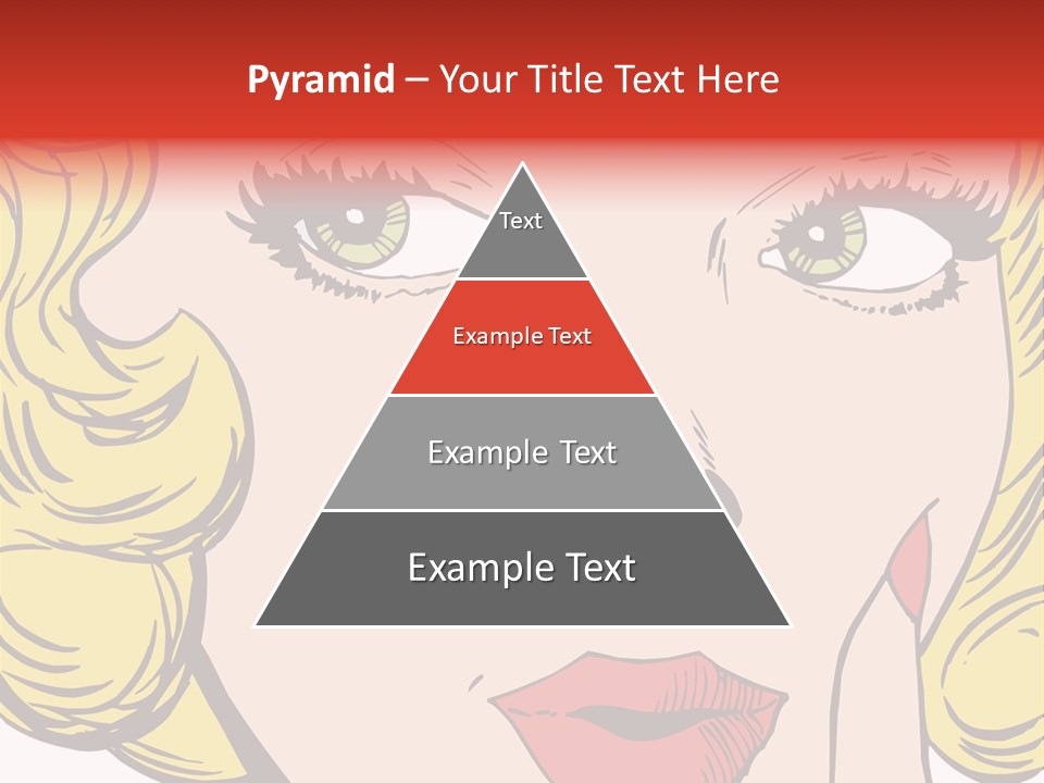 Hair Face Artistic PowerPoint Template