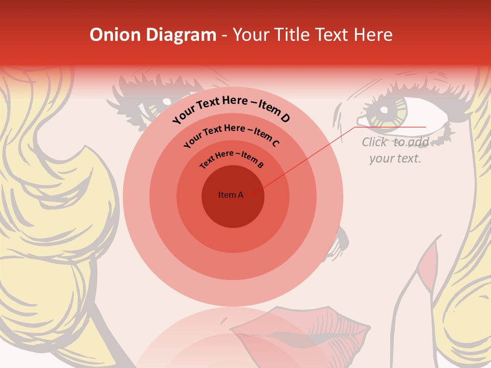 Hair Face Artistic PowerPoint Template