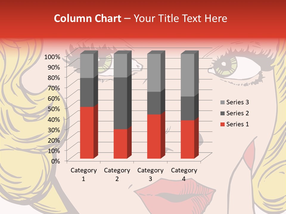 Hair Face Artistic PowerPoint Template