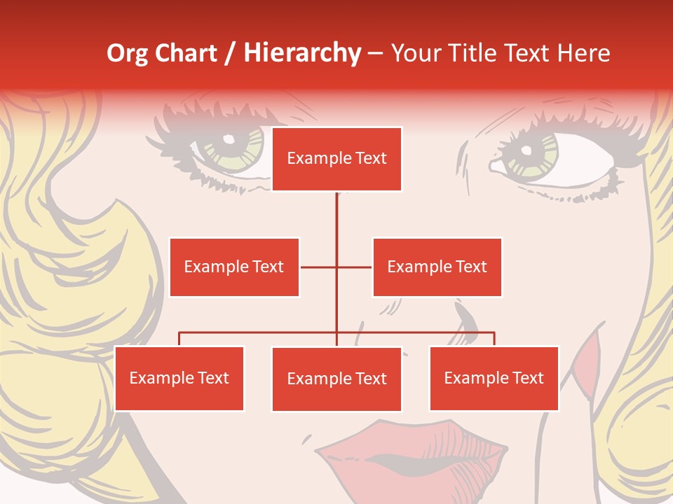 Hair Face Artistic PowerPoint Template