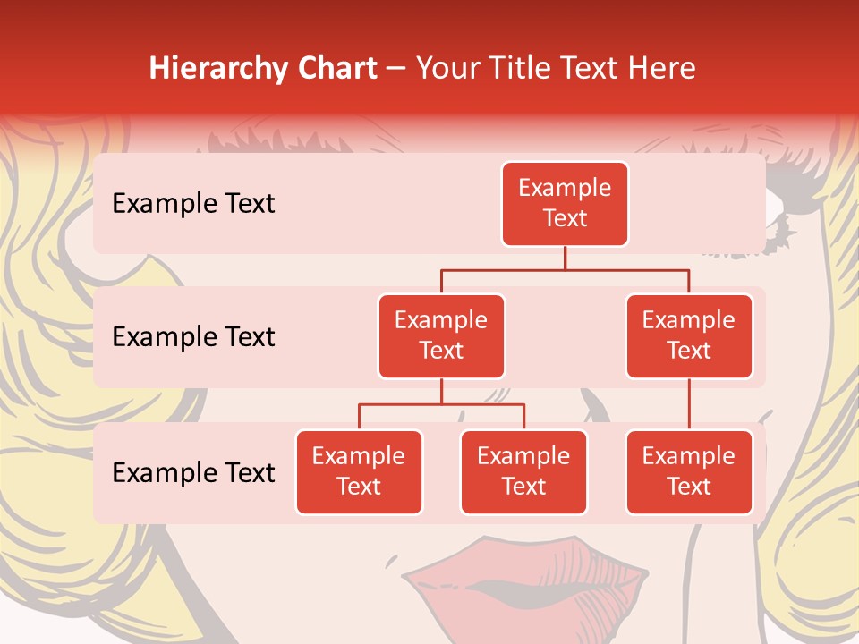 Hair Face Artistic PowerPoint Template