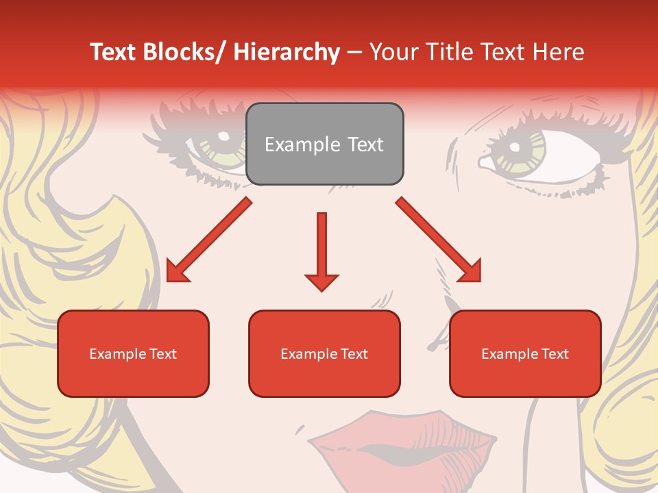 Hair Face Artistic PowerPoint Template