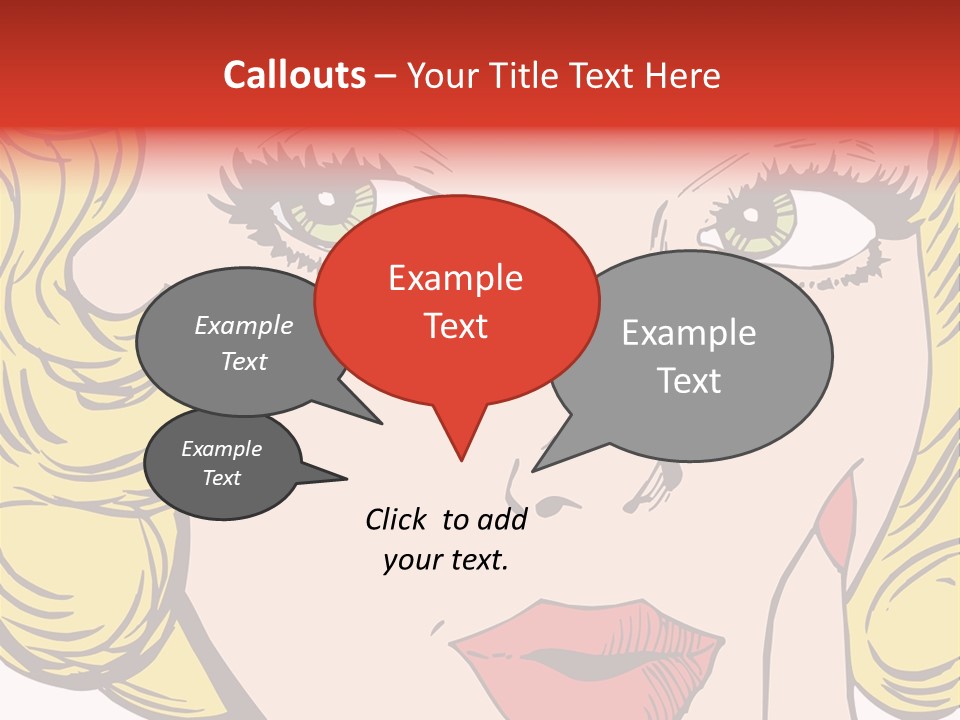 Hair Face Artistic PowerPoint Template