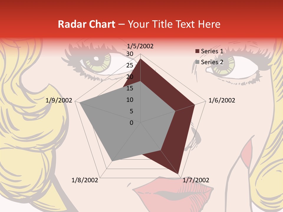 Hair Face Artistic PowerPoint Template