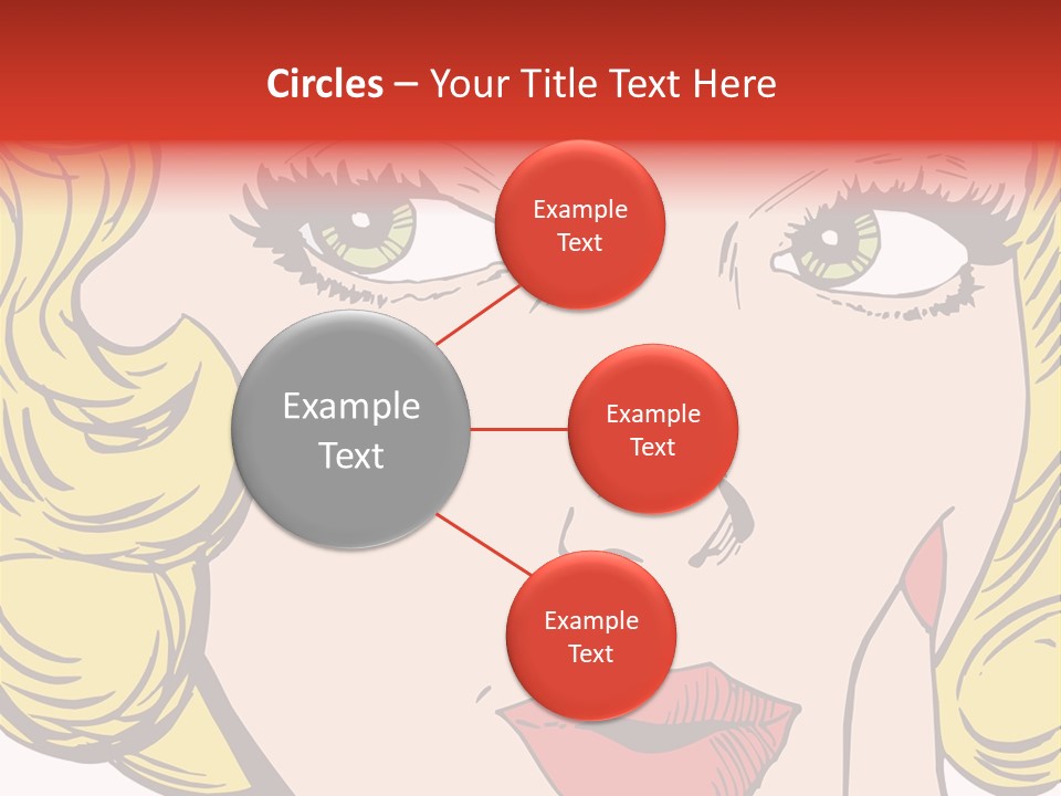 Hair Face Artistic PowerPoint Template