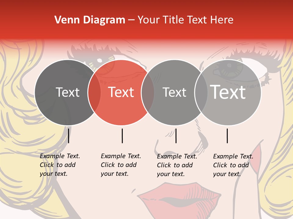 Hair Face Artistic PowerPoint Template