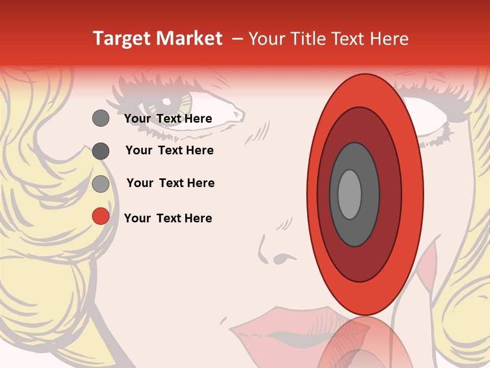 Hair Face Artistic PowerPoint Template