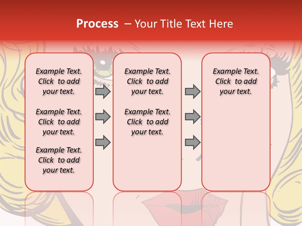 Hair Face Artistic PowerPoint Template