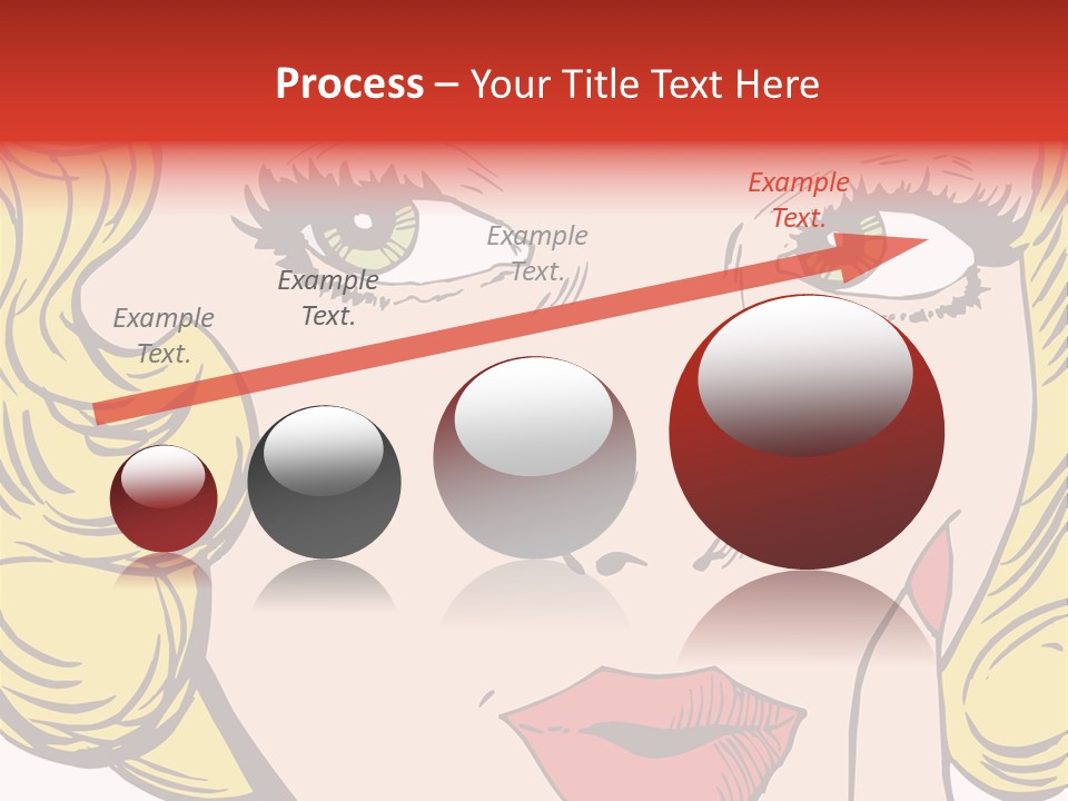 Hair Face Artistic PowerPoint Template