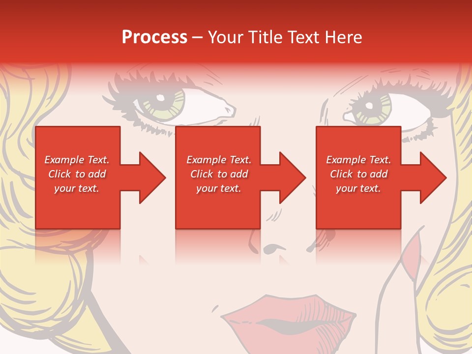 Hair Face Artistic PowerPoint Template