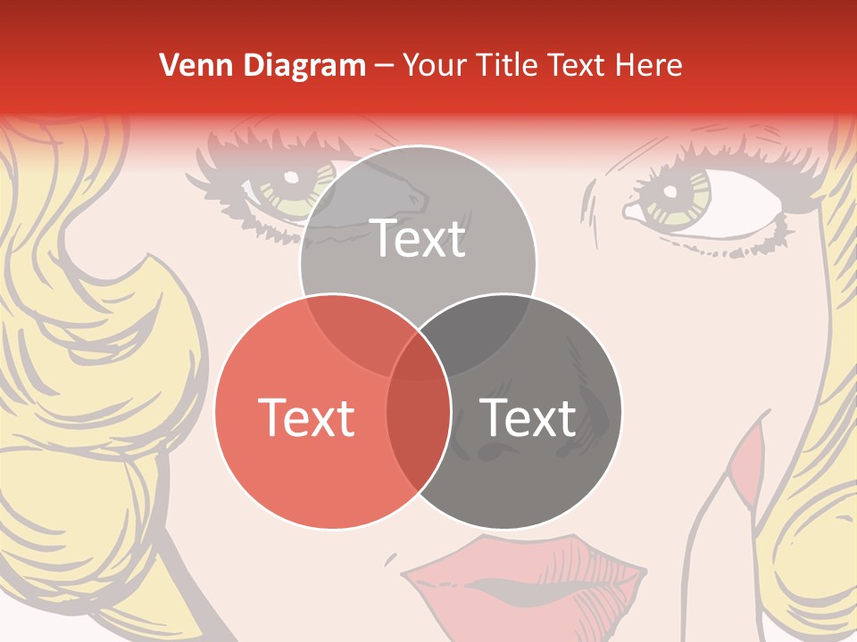 Hair Face Artistic PowerPoint Template