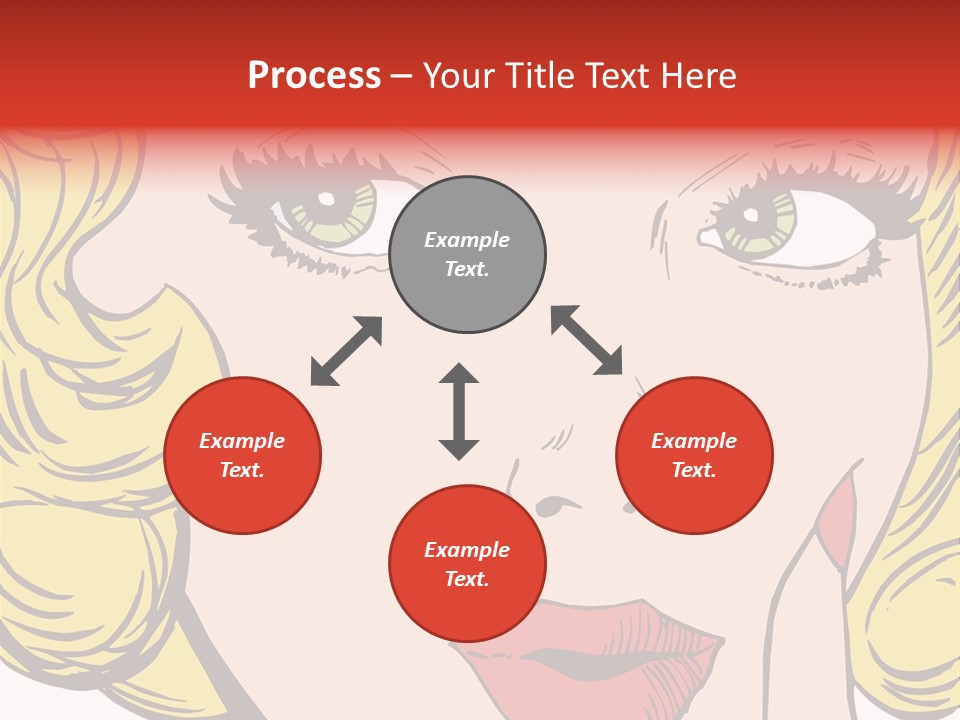 Hair Face Artistic PowerPoint Template