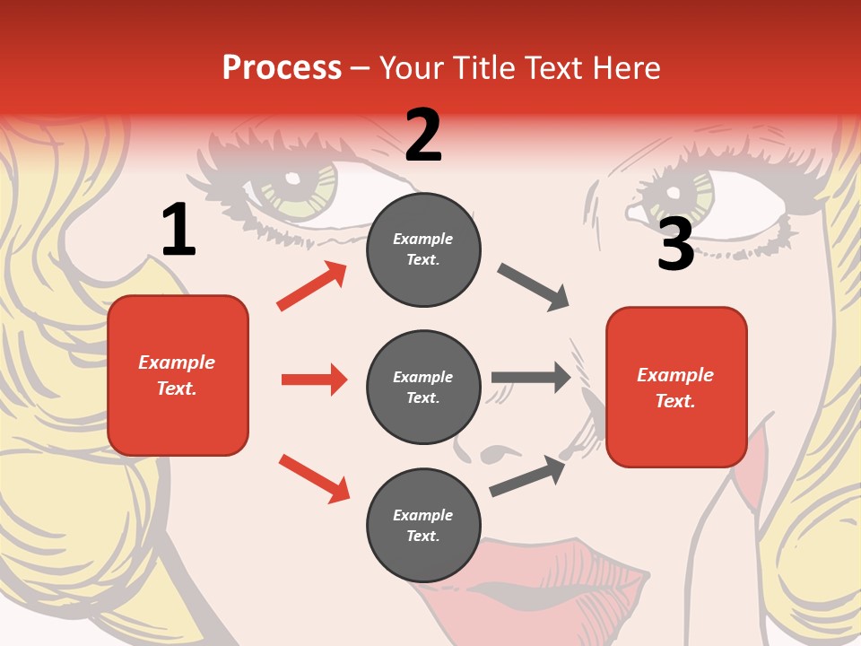 Hair Face Artistic PowerPoint Template