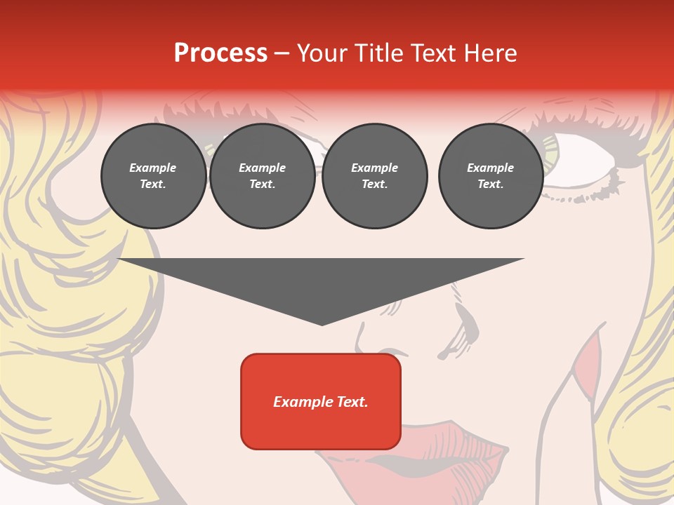 Hair Face Artistic PowerPoint Template