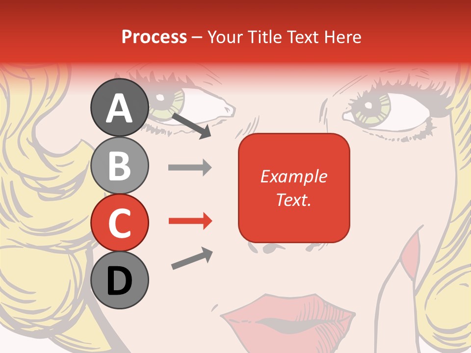 Hair Face Artistic PowerPoint Template