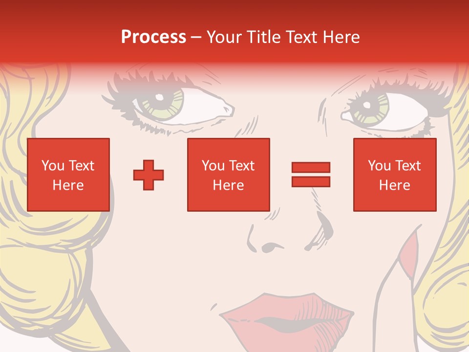 Hair Face Artistic PowerPoint Template
