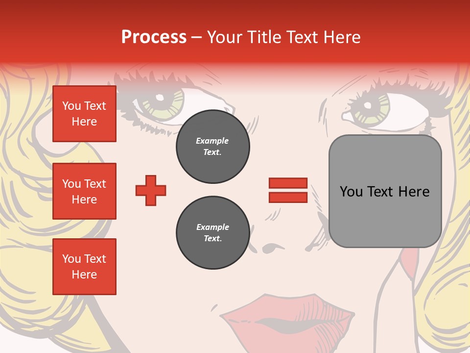 Hair Face Artistic PowerPoint Template