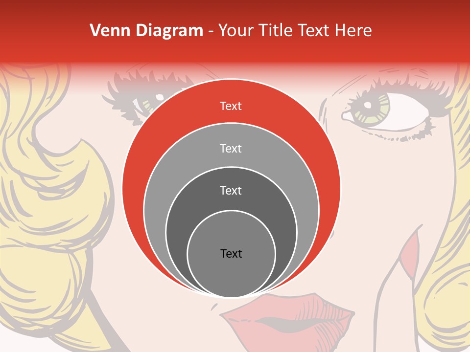 Hair Face Artistic PowerPoint Template