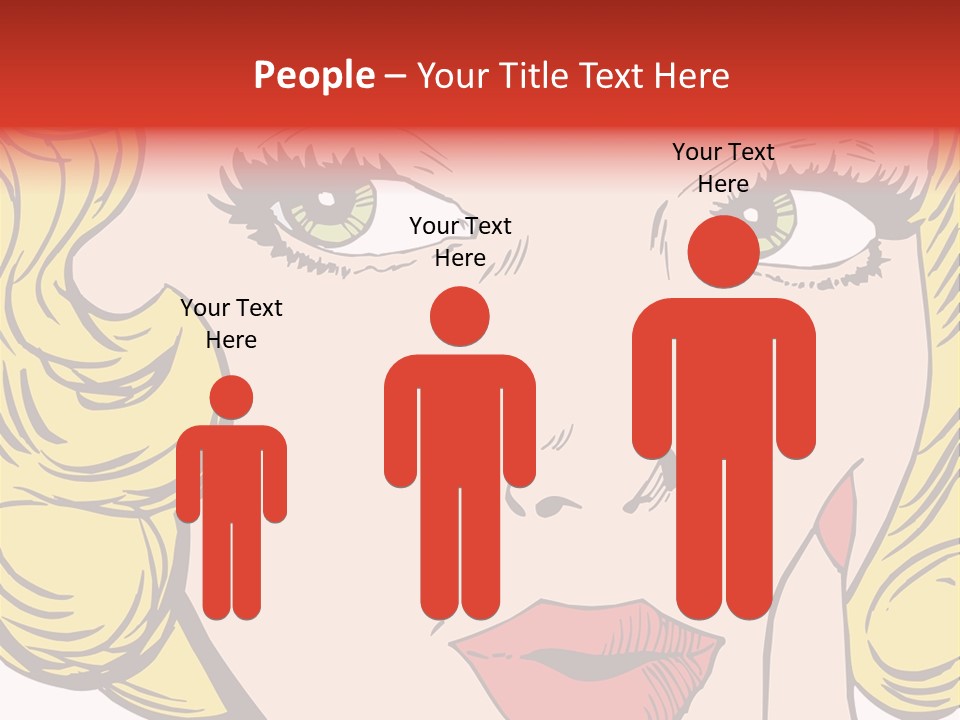 Hair Face Artistic PowerPoint Template