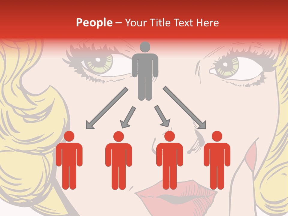 Hair Face Artistic PowerPoint Template