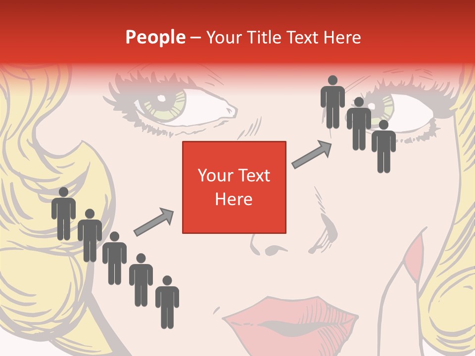 Hair Face Artistic PowerPoint Template