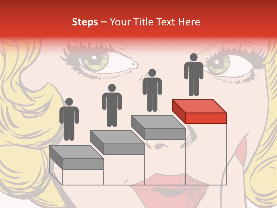 Hair Face Artistic PowerPoint Template