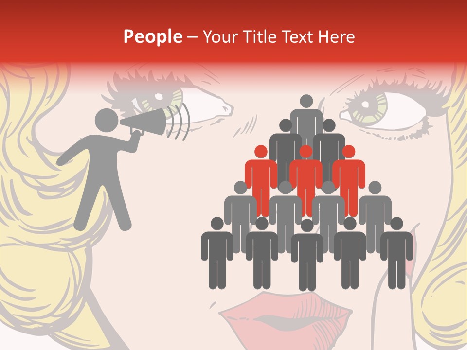 Hair Face Artistic PowerPoint Template